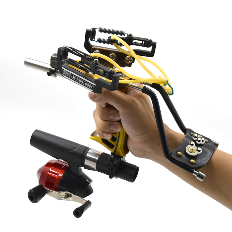 Power Tools Band - Ulepszona ręczna metalowa proca z opaski