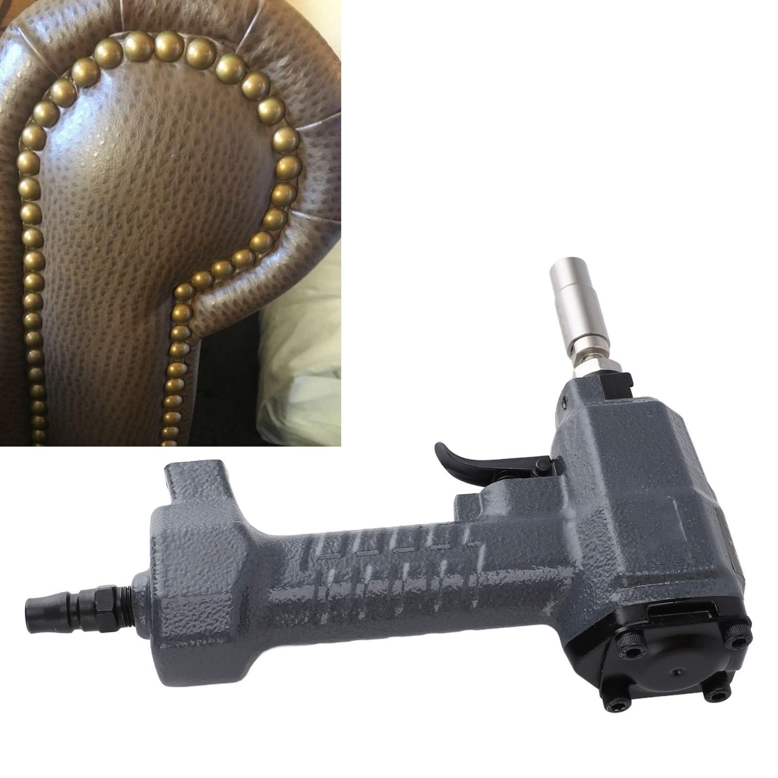 Nail Gun Brad - 1170 Pneumatyczny Gwoździarka Dekoracyjna do Mebli,