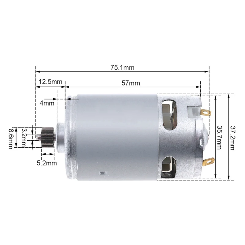Bosch Drill Gsb 18V - Silnik DC RS550 12 13 Zęby