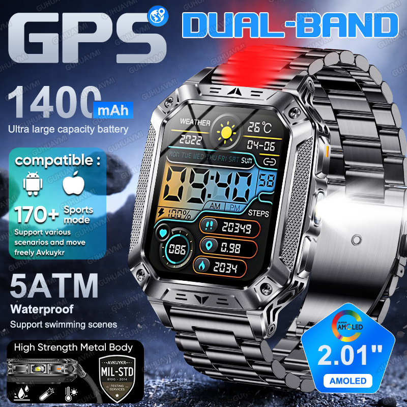 Smartwatch wojskowy dla mężczy – Power Tools Band recenzja i cena