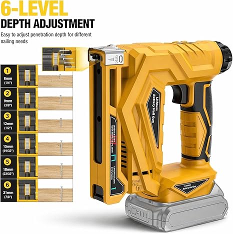 YEARTOP 2-funkcyjny elektryczn – Nail Gun Brad recenzja i cena